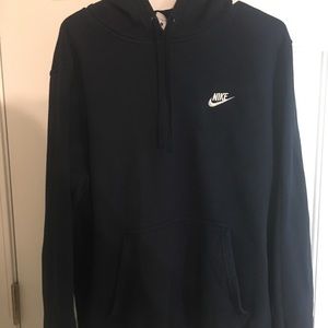 Navy Nike Hoodie - Large Unisex